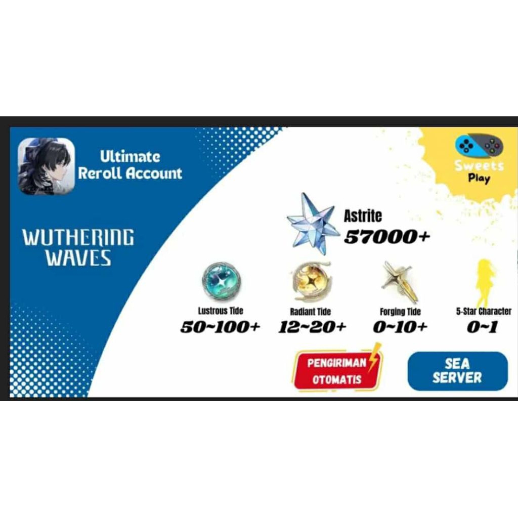 [SEA] Akun Wuthering Waves Ultimate Reroll Account