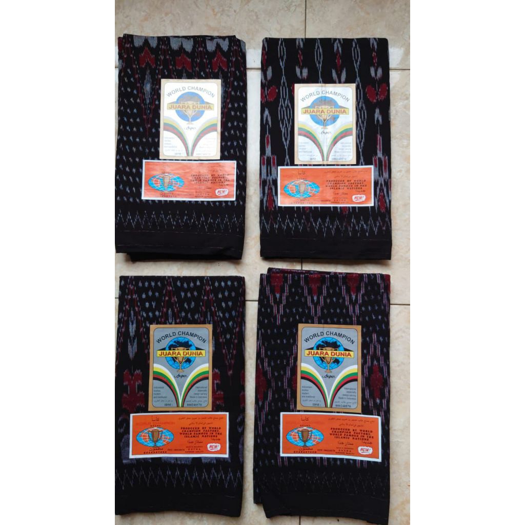 Sarung Juara Dunia Seri Hitam