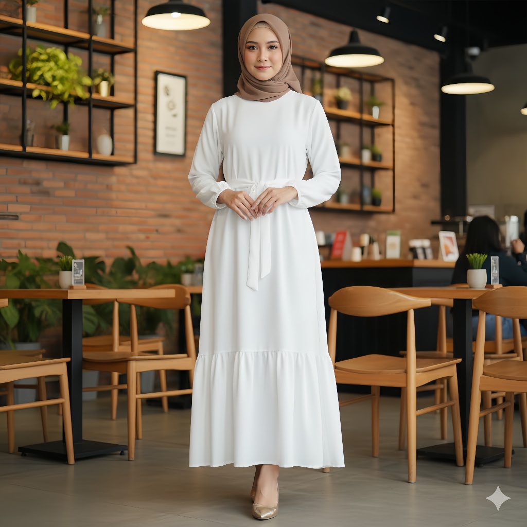 Gamis Abaya Hitam Abaya Hitam Polos Abaya Polos Abaya Hitam Jetblack Basic Abaya Polos  Gamis Abaya 