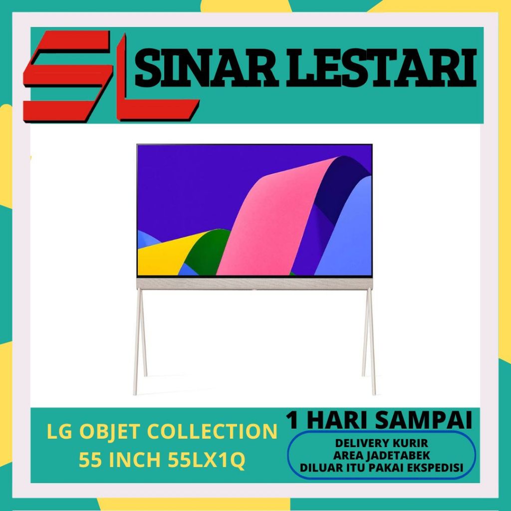LG 55LX1Q OLED EVO 4K TV OBJET COLLECTION POSE 55 INCH 55LX1QPSA