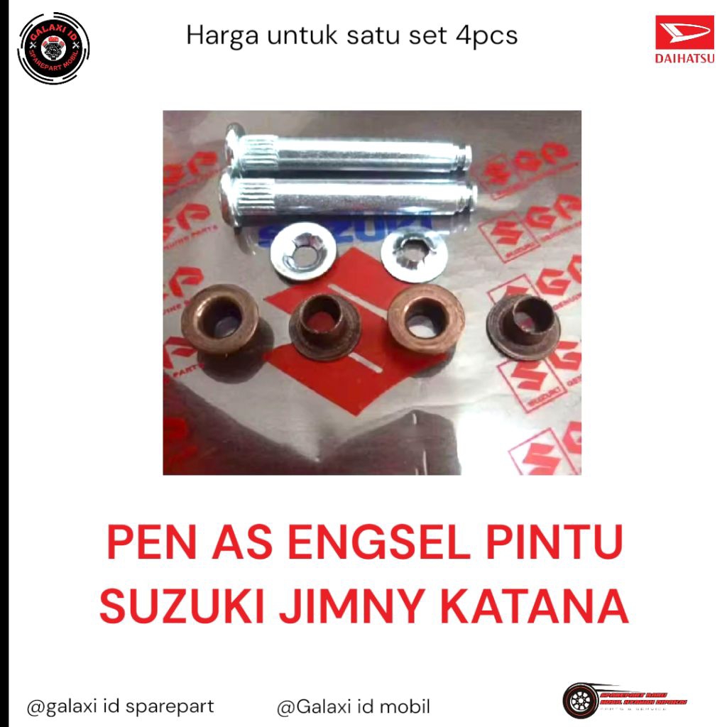 PEN AS ENGSEL PINTU SUZUKI JIMNY KATANA satu set 4pcs [GALAXI ID]
