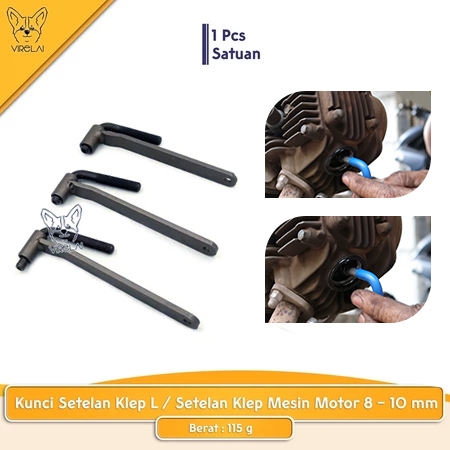 Kunci Setelan Klep L / Setelan Klep Mesin Motor 8 - 10 mm