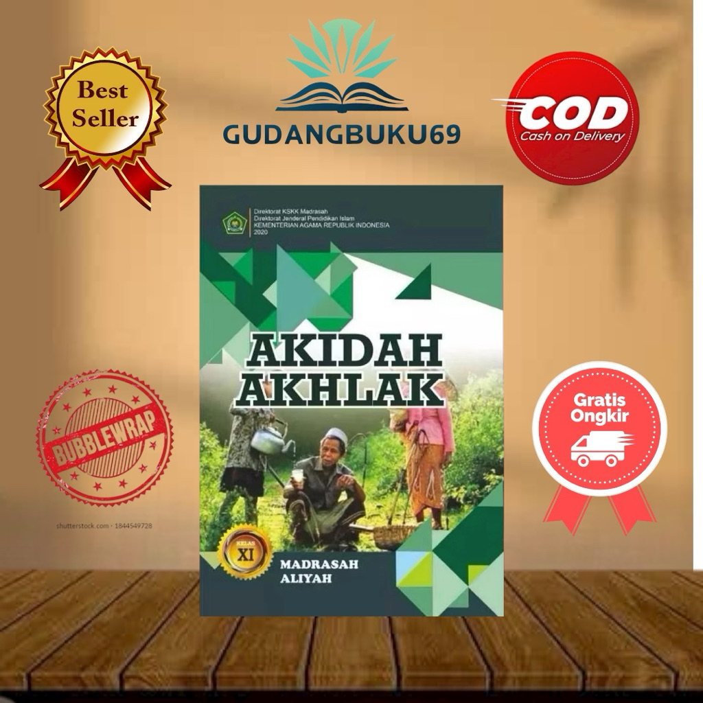 Buku Akidah Akhlak MA Kelas 11 KMA 2020