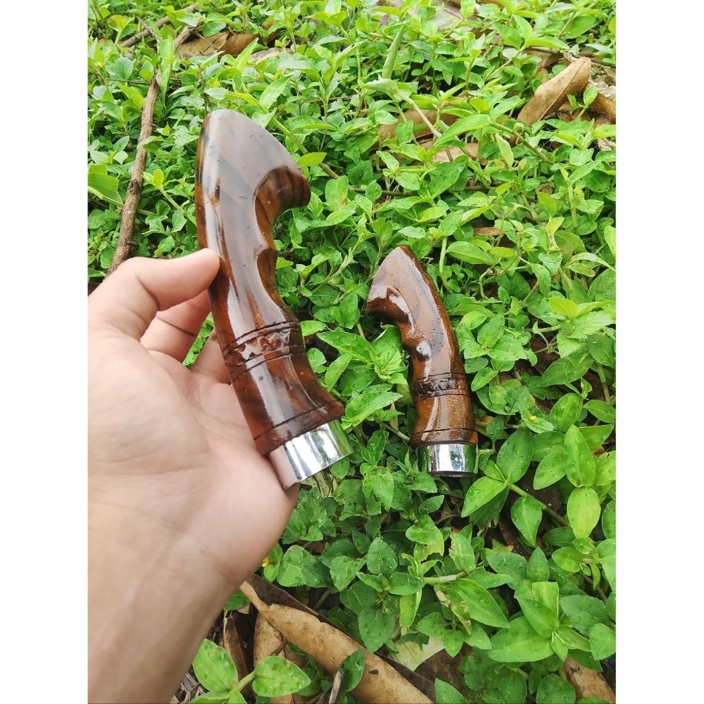 Gagang pisau golok Kayu  sonokeling