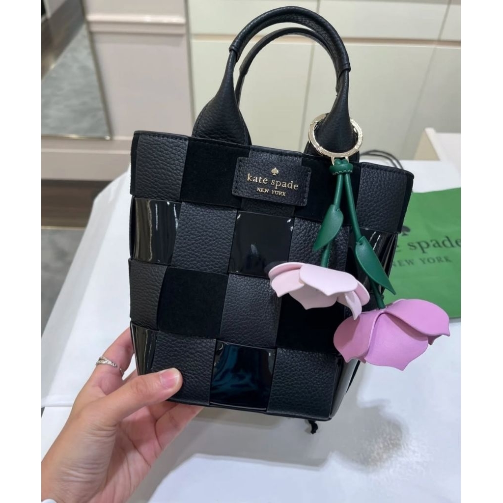 Tas Selempang KS Kate Spade Basket Mini Tote Bag