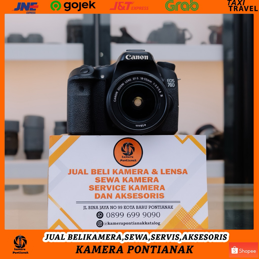 Canon Eos 70D + Lensa Kit