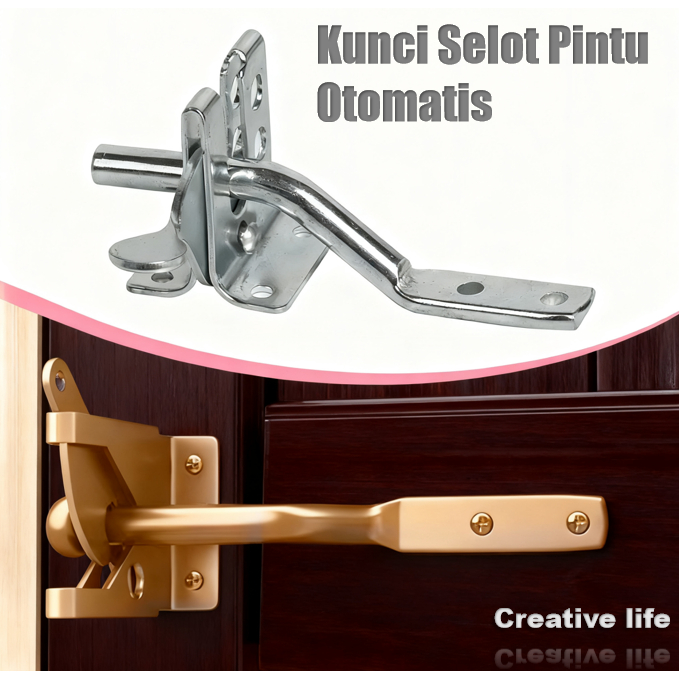 [READY]Kunci Selot Pintu Otomatis Grendel Pintu Otomatis Kunci Grendel Kunci Grendel Pintu Kunci Sel