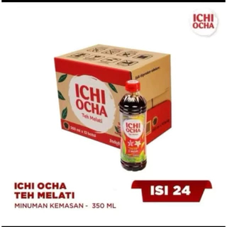 ICHI OCHA TEH MELATI 350ML MINUMAN TEH MELATI 1 DUS 24 BOTOL