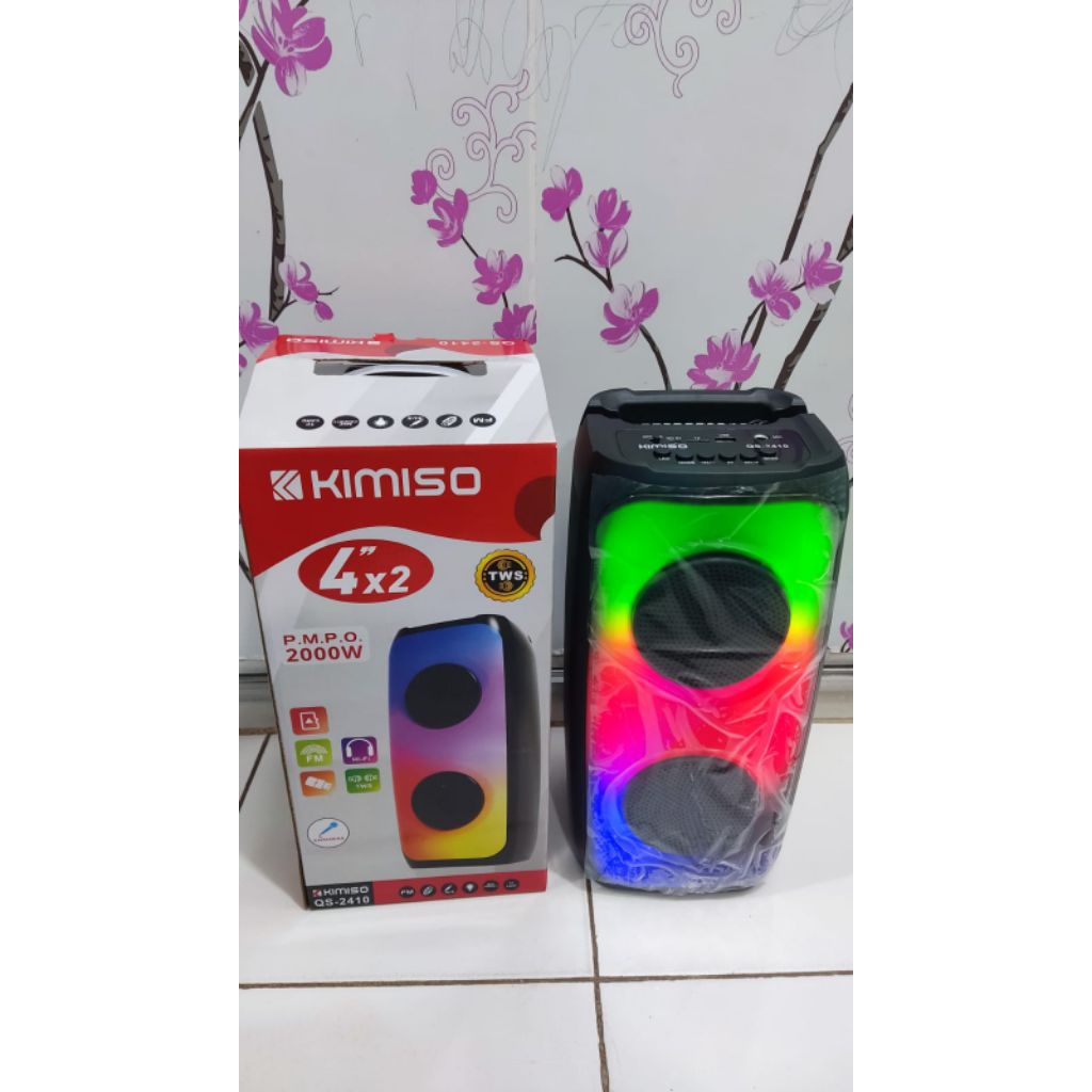 Portable Speaker Kimiso QS-2409 dan kimiso QS-2410