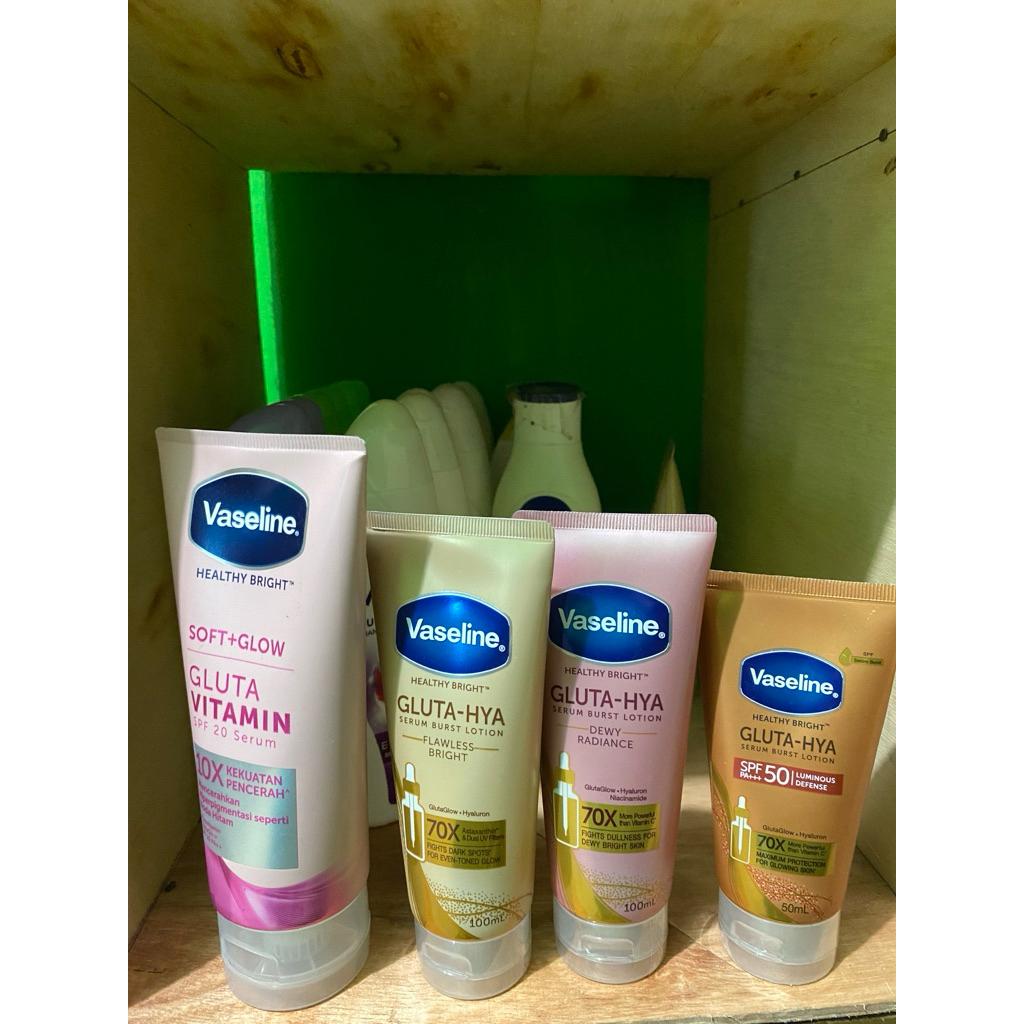 vaselin gluta hya 50ml,100ml,180ml original