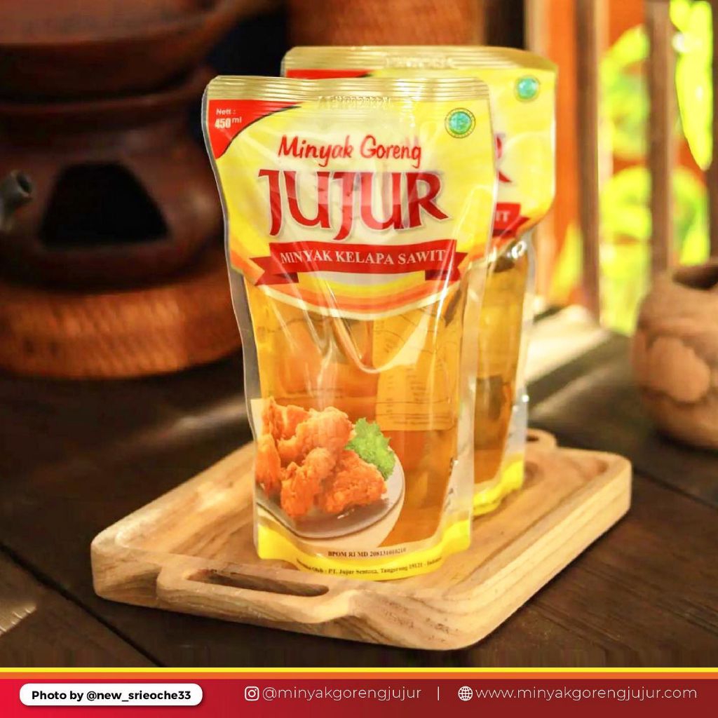 JUJUR minyak goreng premium 1 karton isi 12 pcs x 900 ml