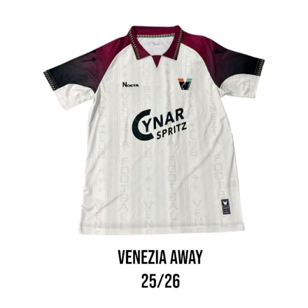 Jersey Kaos Baju Sepak Bola Dewasa Venezia Venesia Venizia Venice Home Away 3rd Third Putih White Ja