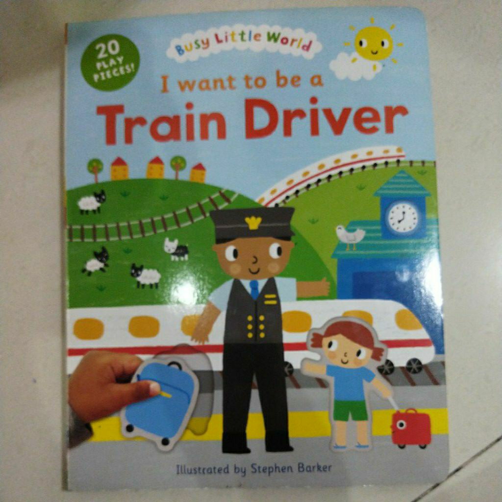 PRELOVED BUKU EGMONT BUSY LITTLE WORLD TRAIN DRIVER