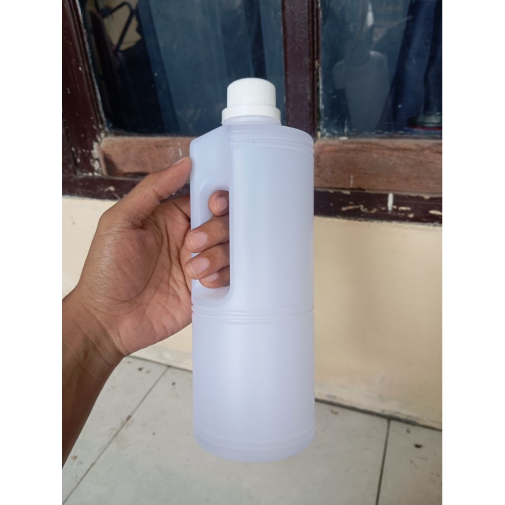 Botol Jerigen Handle 1 Liter Botol Softener Botol Sabun Cair Natural