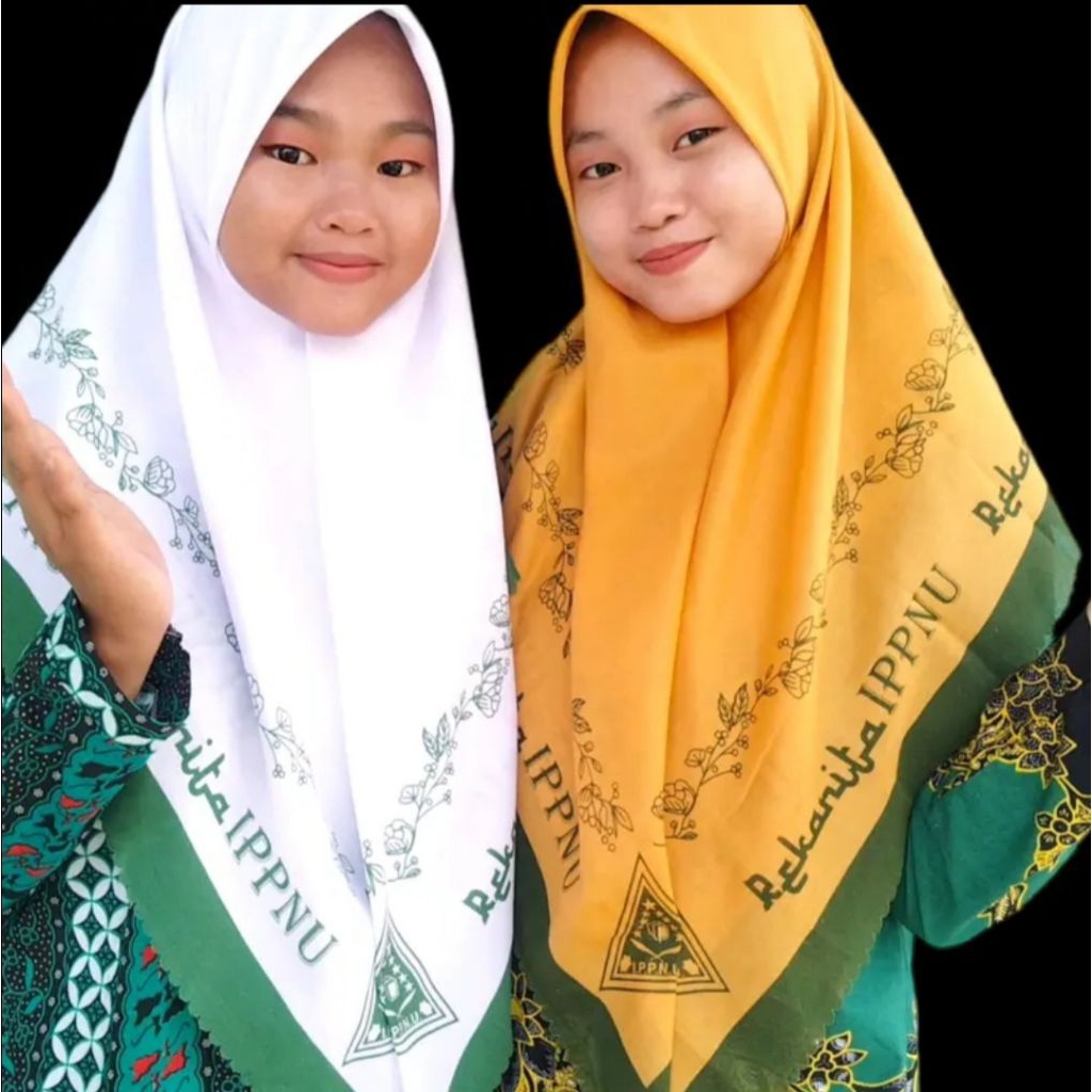 Jilbab IPPNU, Jilbab Fatayat NU, Jilbab Segi Empat