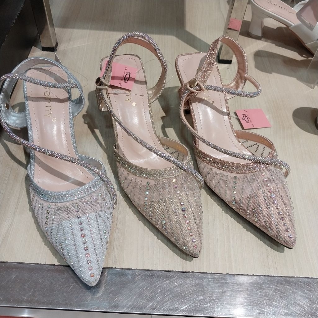 GENNY‼️sepatu wanita pesta heels 5cm ori by matahari