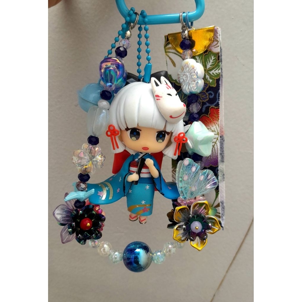 GENSHIN IMPACT KIMONO BIRU BAGCHARM, GENSHIN IMPACT STRAP PHONE, GENSHIN IMPACT GANTUNGAN TAS