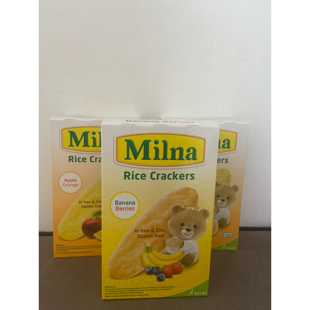 Milna Rice Crackers 6-24bulan