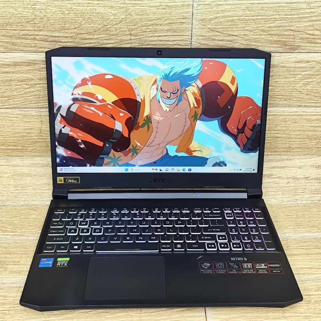 Laptop 2nd ACER NITRO 5 AN515-57 GM Core i5-11400H RAM 8GB SSD 512GB RTX 3050 IPS