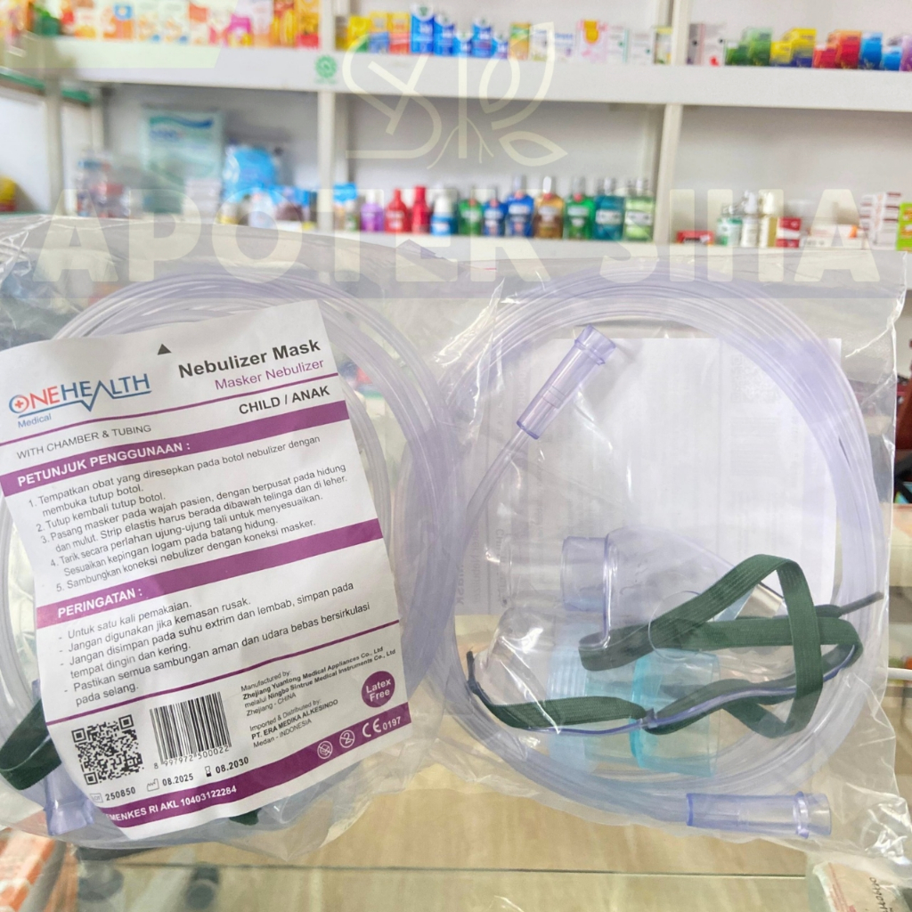 MASKER NEBULIZER DEWASA ANAK BAYI