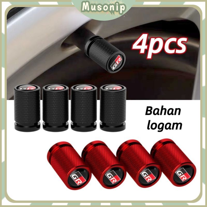 GR Tutup katup Universal Mobil Motor Full CNC Aksesoris Modifikasi Mobil Tutup Pentil Keren Modern 4