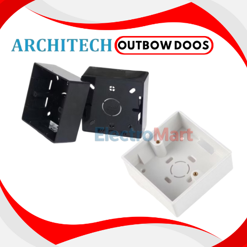 ARCHITECH Outbow Dus Tebal - OB Dus - Out Bow Dus Putih Hitam OutBowDus SAKLAR - ARCHITECH OUTBOW DU