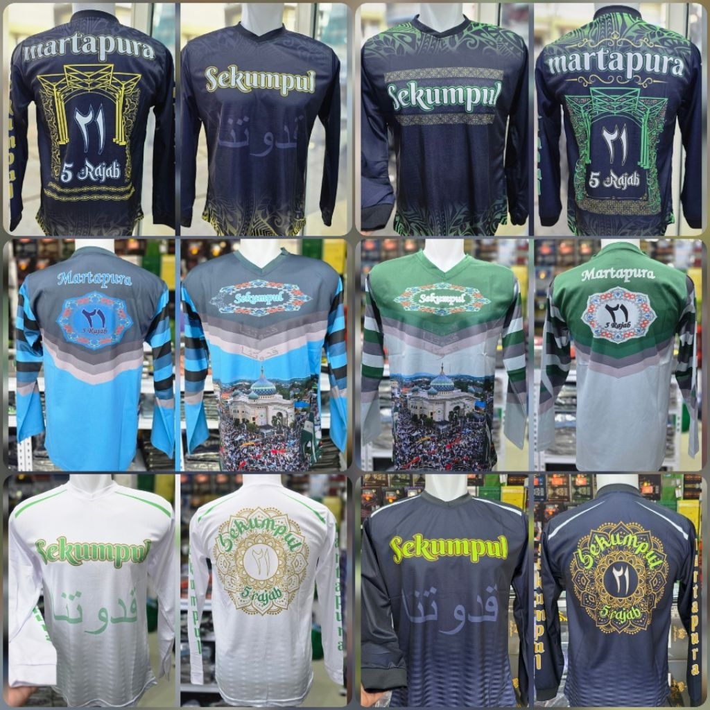 Baju Jersey Relawan 5Rajab Sekumpul Martapura
