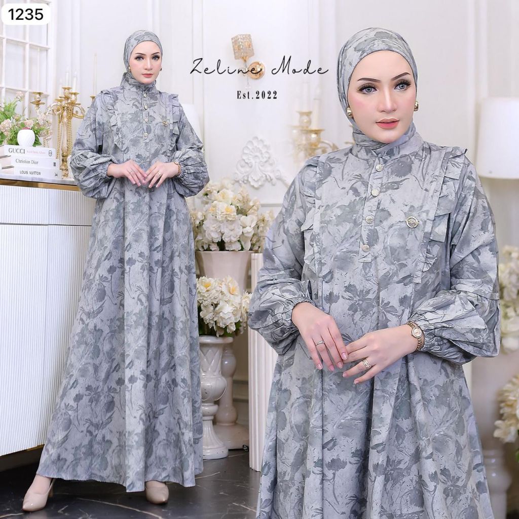 khadijah set hijab by zeline mode