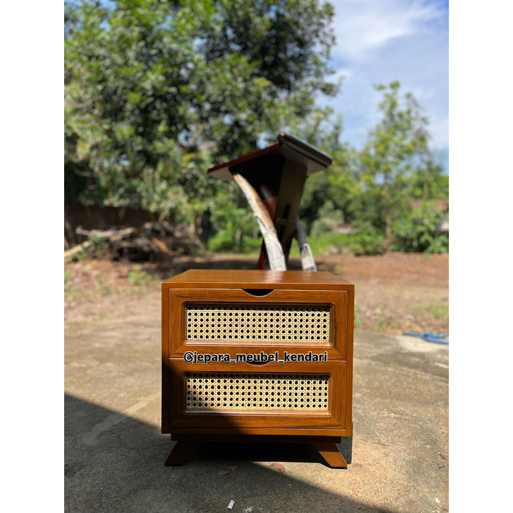 nakas retro - nakas laci rotan