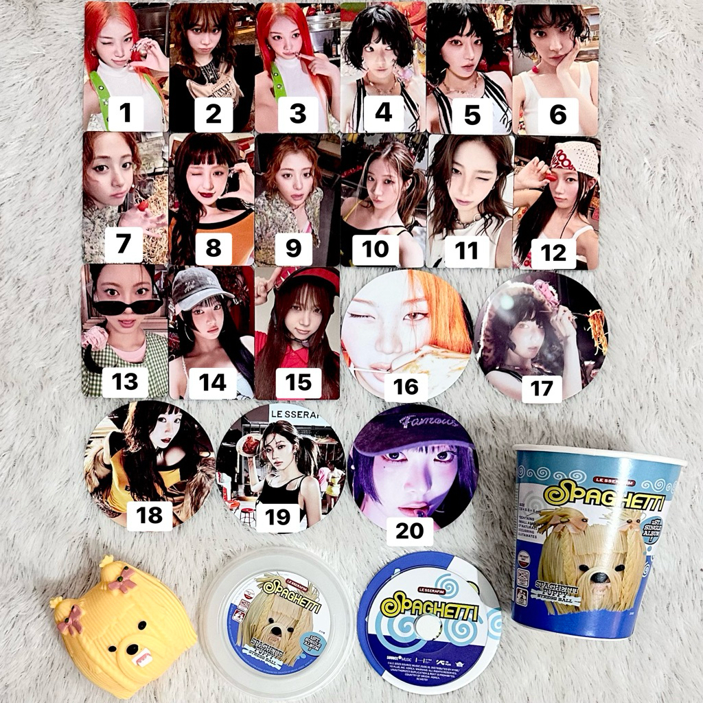 PHOTOCARD LE SSERAFIM SPAGETTI OFFICIAL