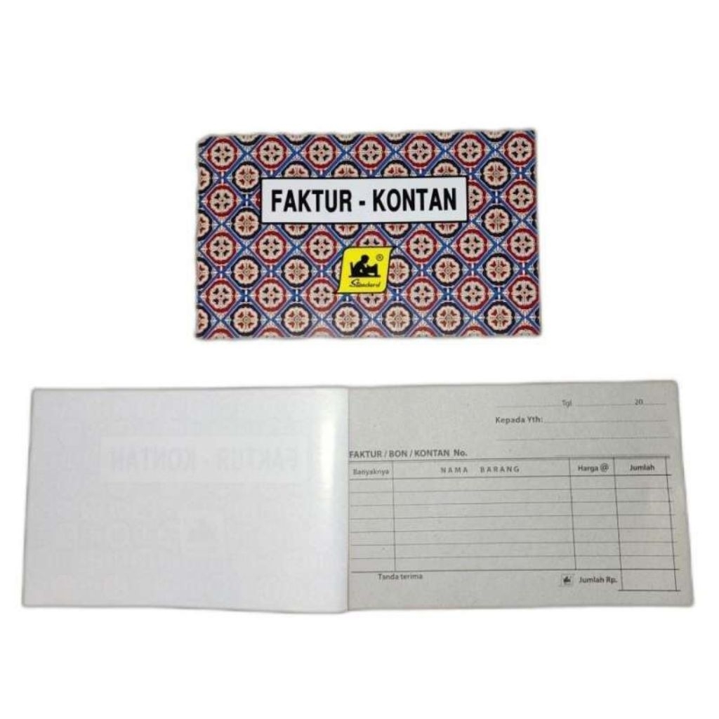 BON FAKTUR KECIL STANDARD 1 RANGKAP / 1 PLY