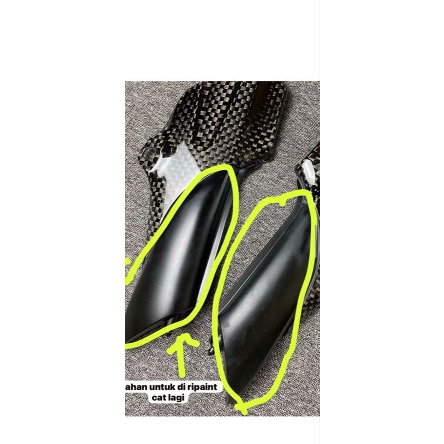 body tengah ninja r part ori request carbon kevlar asli