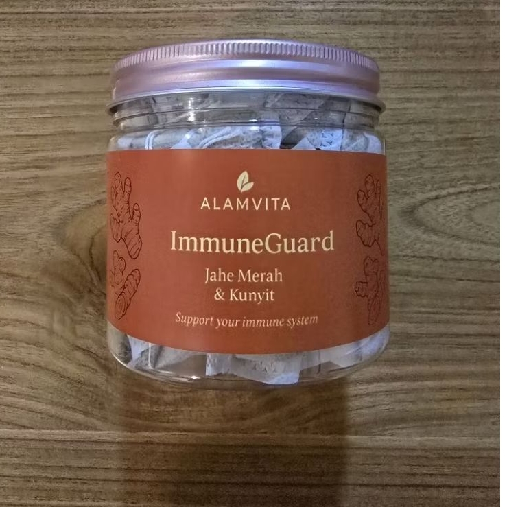 Herbal Jahe Merah & Kunyit AlamVita ImmuneGuard