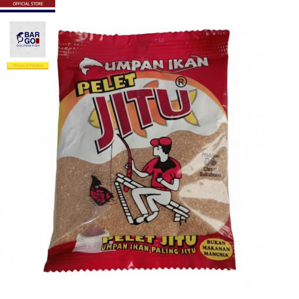 Pelet Jitu Merah original umpan pancing ikan semua jenis 1pcs