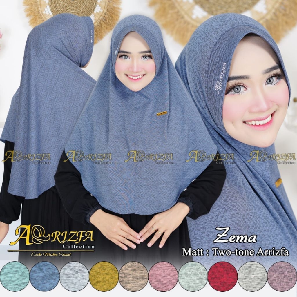 HIJAB ARRIZFA ZEMA//HIJAB INSTAN DEWASA//HIJAB INSTAN