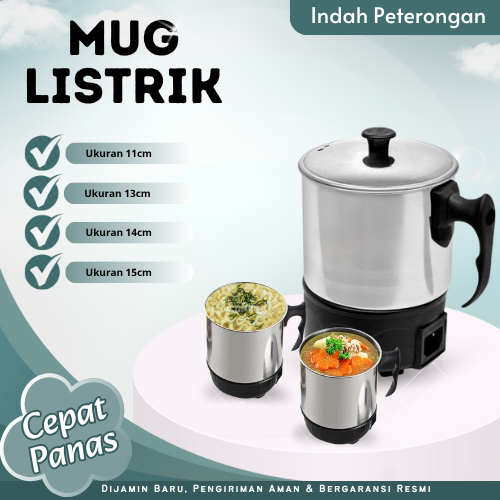 MUG LISTRIK/HITTER/PEMANAS AIR LISTRIK/CANGKIR LISTRIK