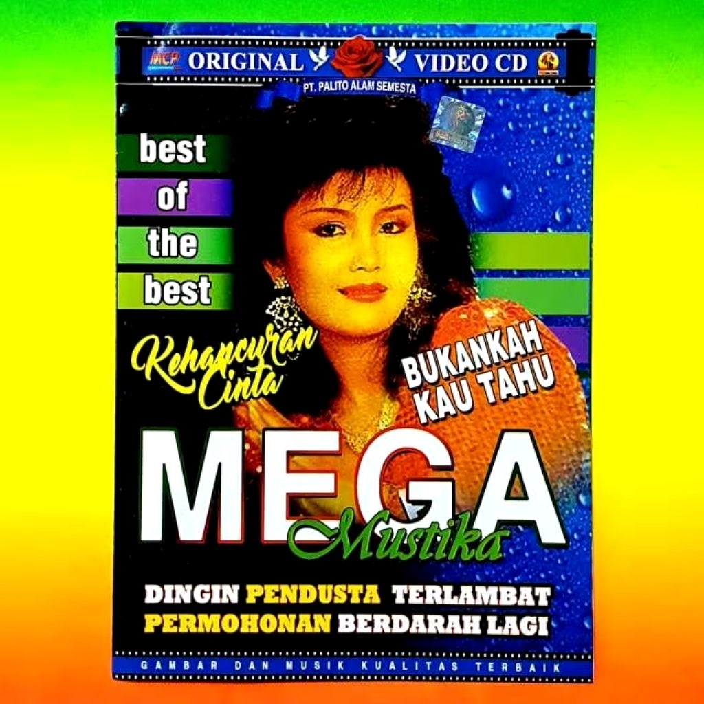 Kaset VCD Musik Lagu Dangdut Nostalgia FULL ALBUM Mega Mustika - Kaset Vidio CD Musik Buat Di Mobil 