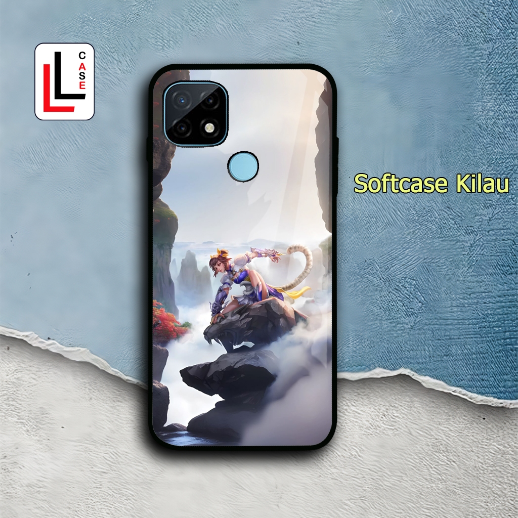 {LL1936} Softcase Kilau Realme C11 C12 C15 C20 C21 C25 C25S C21Y C25Y Narzo 20 30A Case Hp Kesing Gl