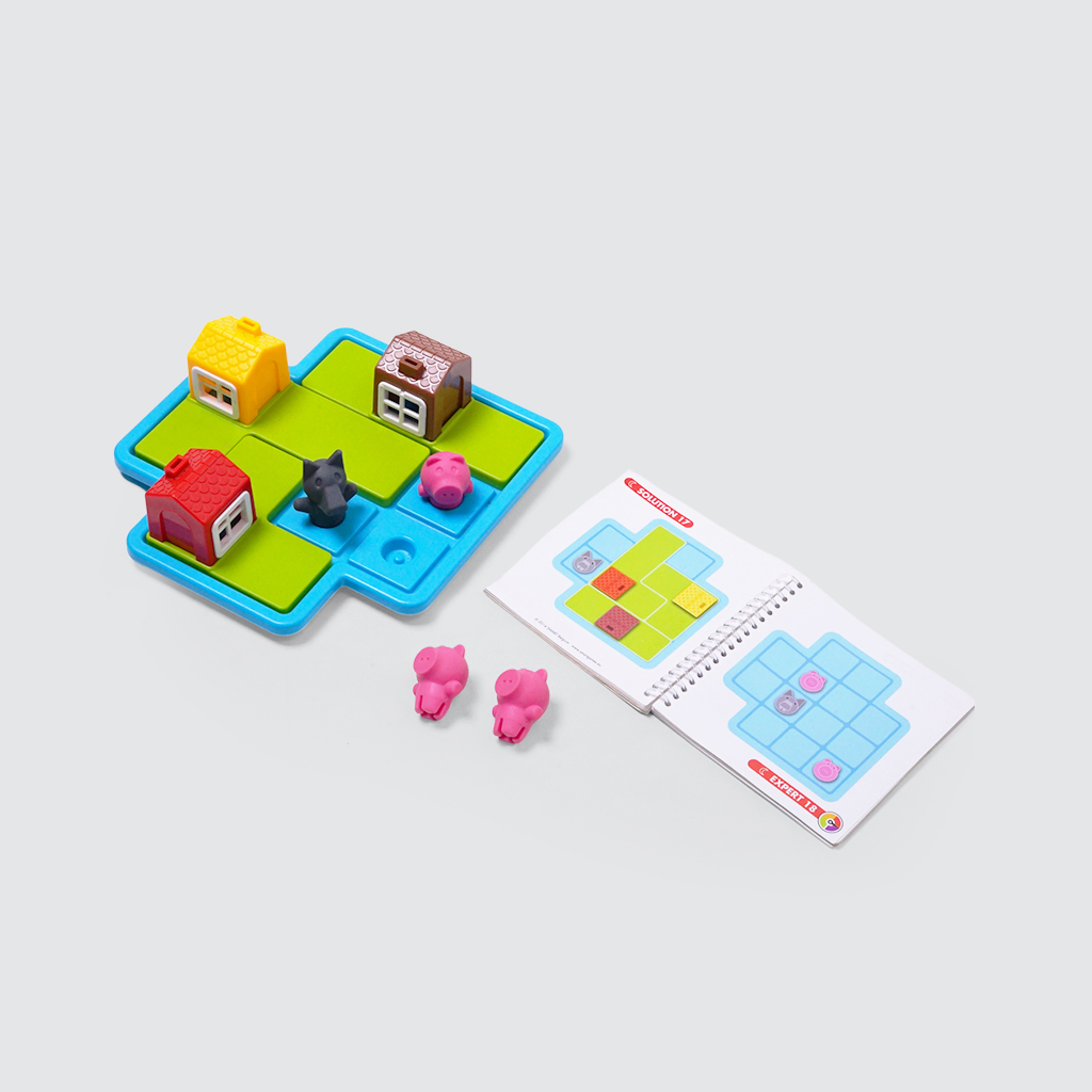 Kiddiposh _ Mainan Edukasi Anak Smart Games Three Little Piggies by Smart Games Indonesia