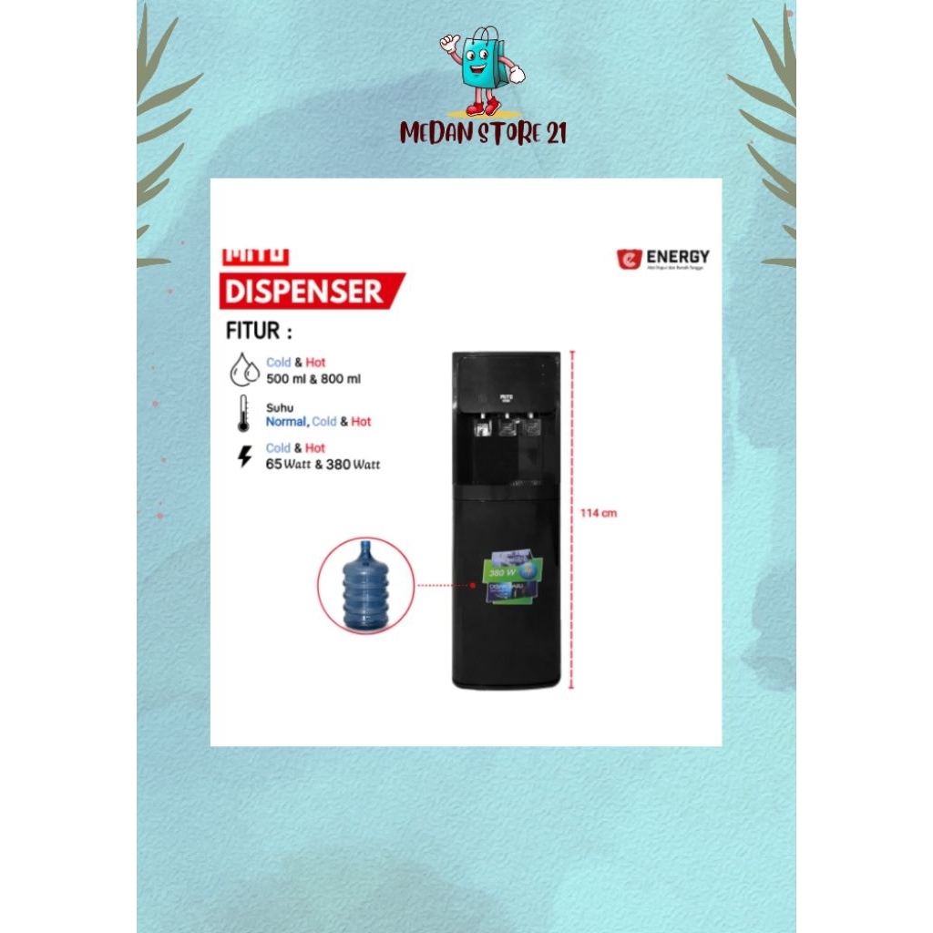 DISPENSER MITO GALON BAWAH MD-666 - DISPENSER MITO MD-666