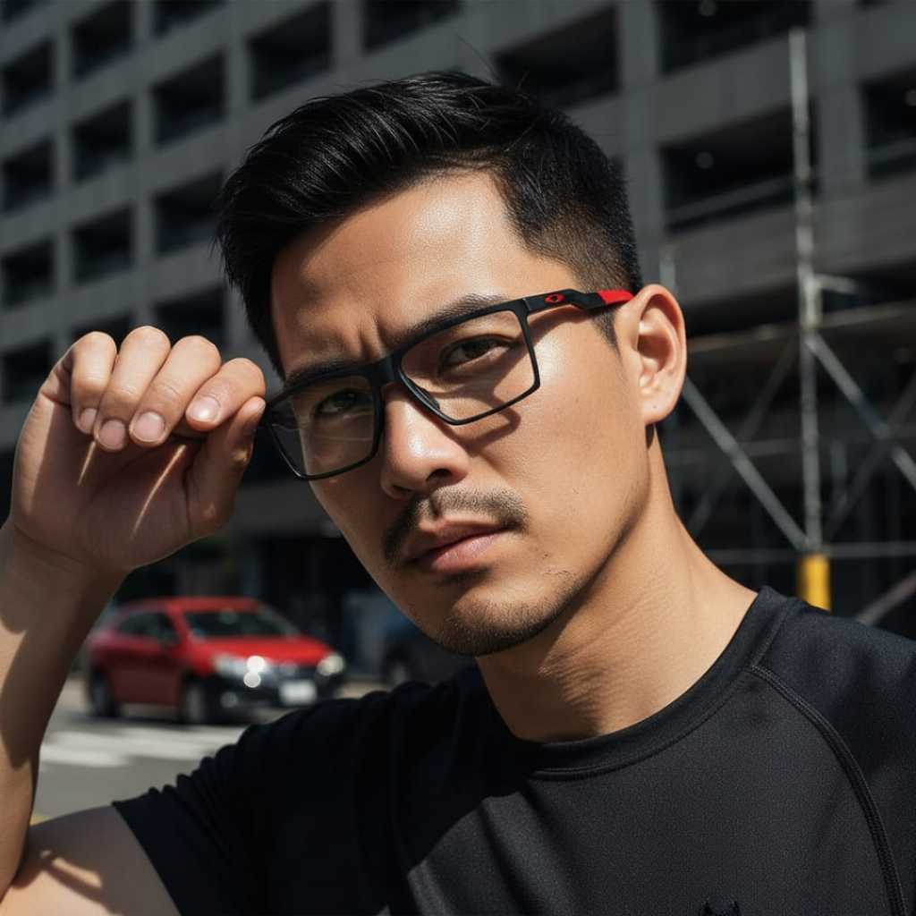 Kacamata Baca Plus Baca Dan Jalan Auto Fokus Photocromic Antiradiasi Pria Sporty Kaca Mata Progresif