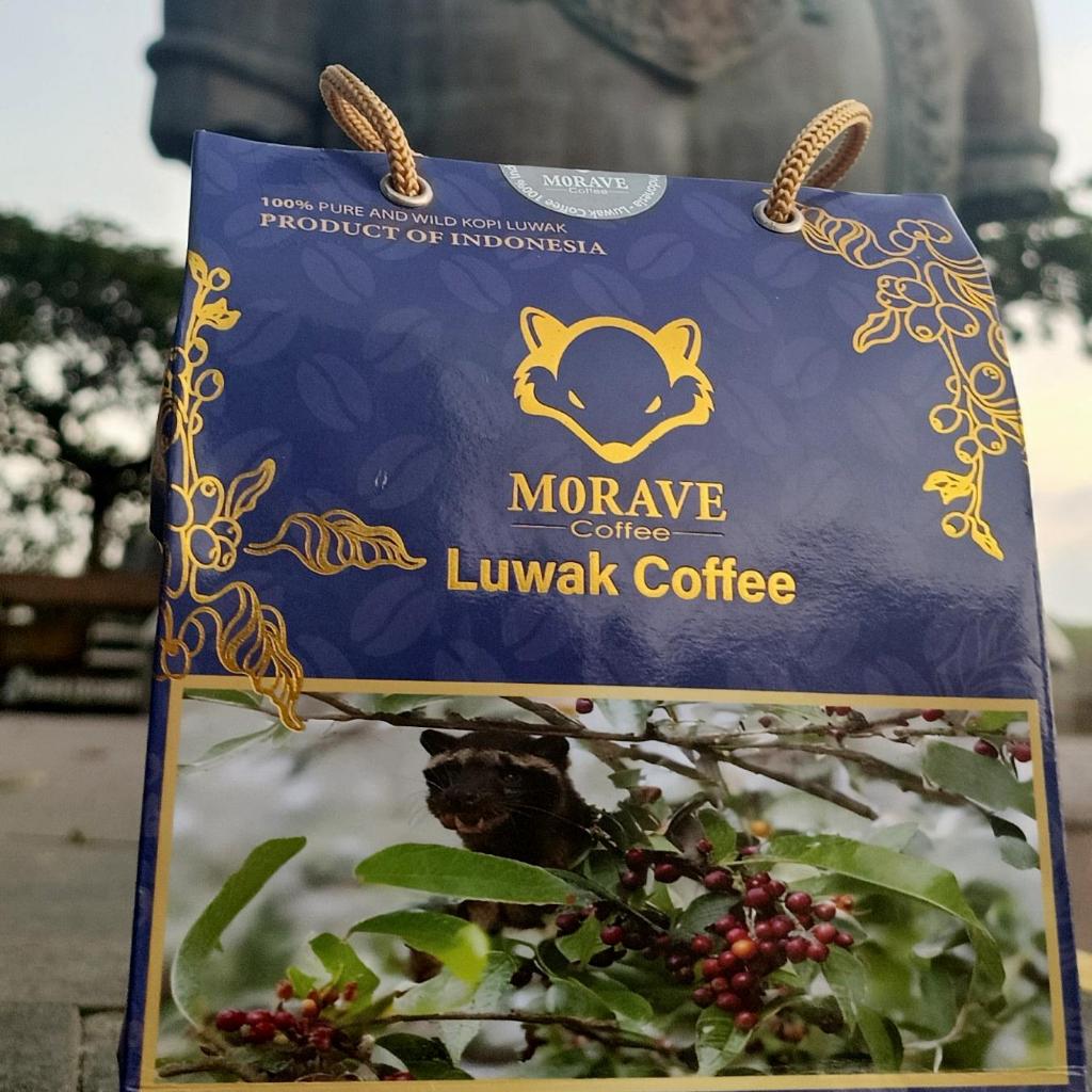 KOPI LUWAK asli / kopi luwak morave / kopi luwak ternak/ luwak coffee morave, 100gram Serbuk