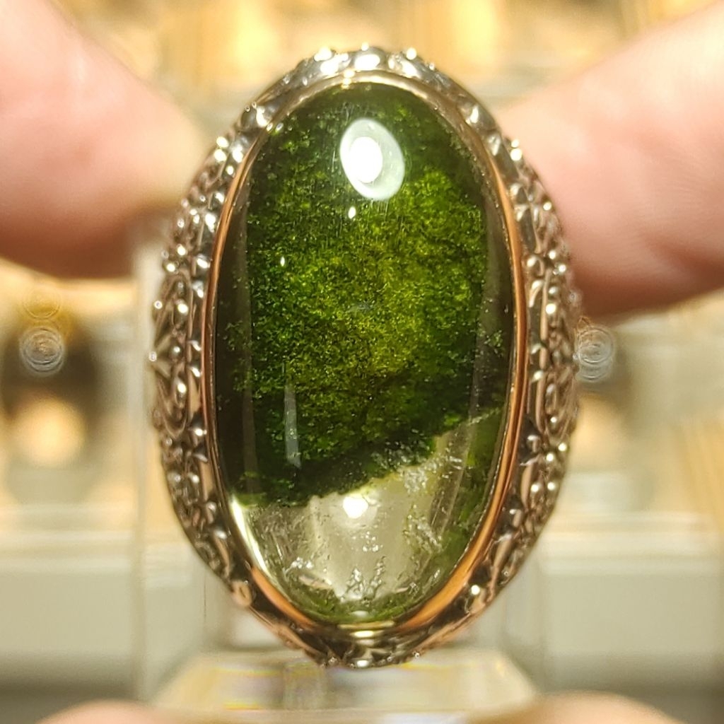 BATU KECUBUNG kinyang KARANG LUMUT ring size 9