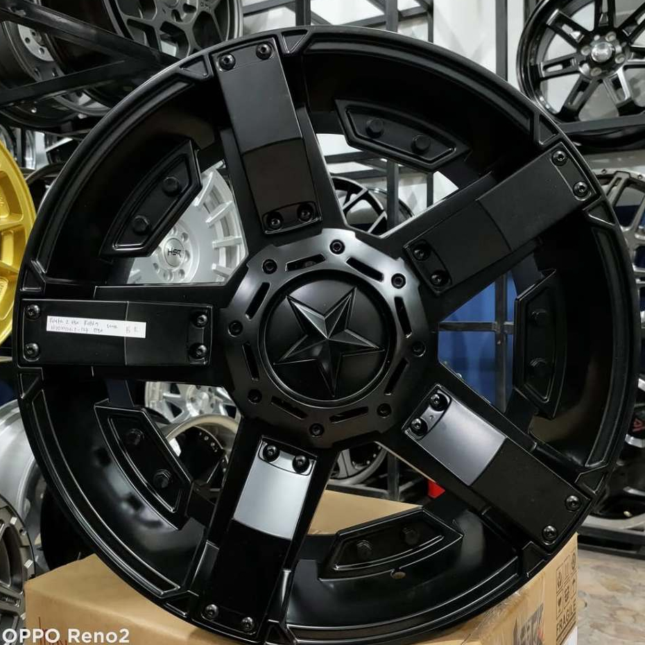 Velg Rasta Rock Star Ring 18 Lubang Baut 6 cocok Untuk  Fortuner Hilux Pajero Dlln