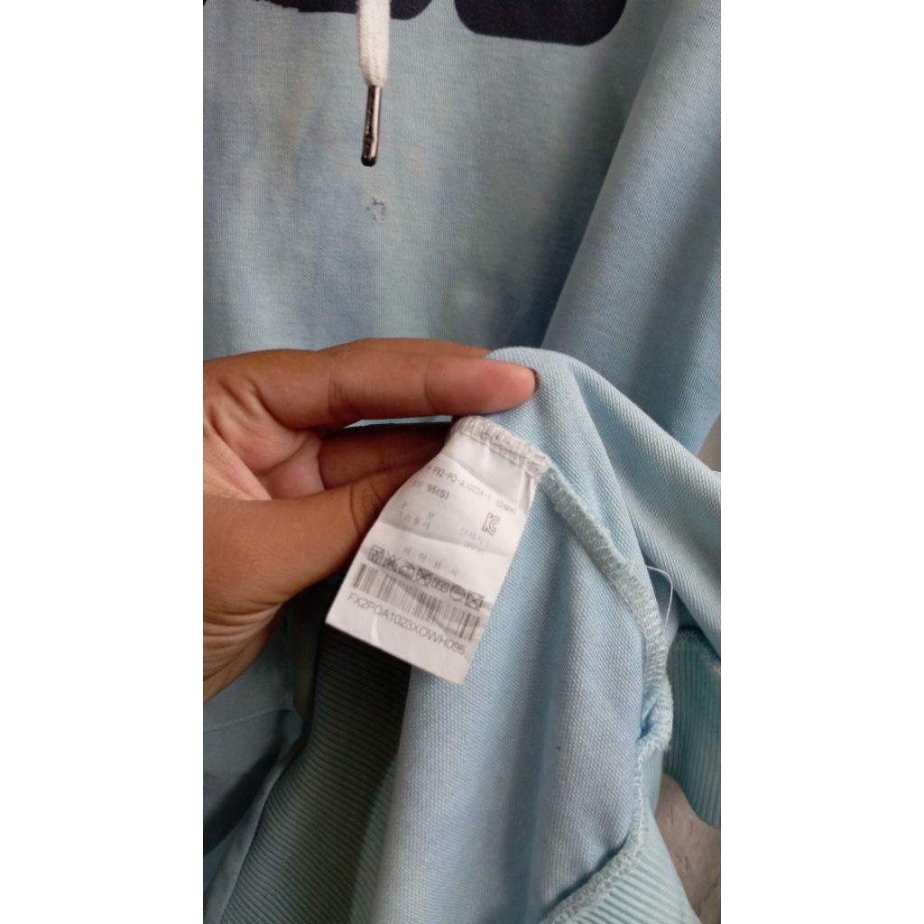 Hodie biru laut 100% original