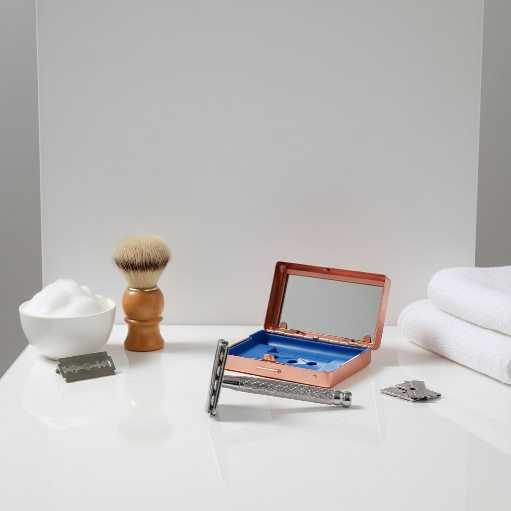 ALAT CUKUR KLASIK JADUL/SAFETY RAZOR BESI GOLD