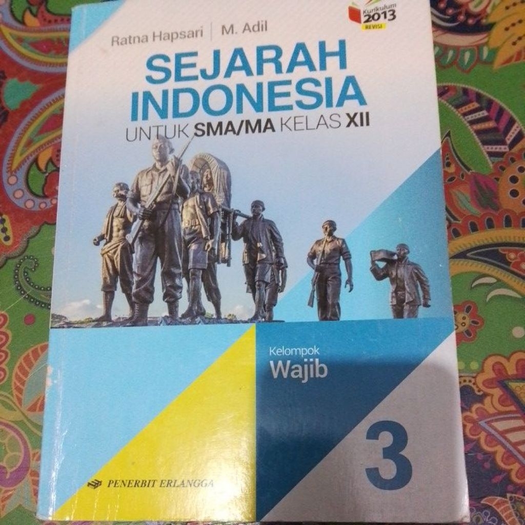 sejarah untuk SMA kelas 3 Erlangga