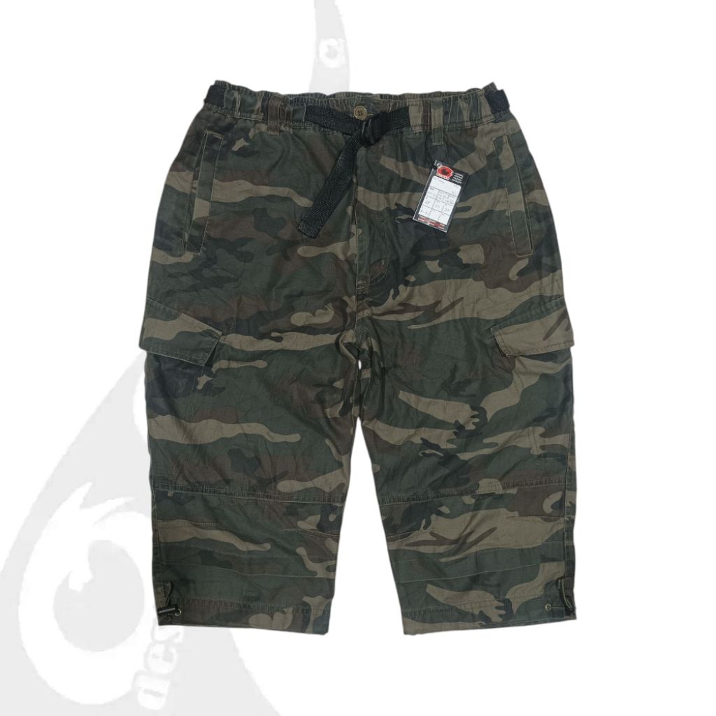 celana pendek cargo woodland size 29 - 36