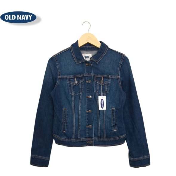 Jacket Jeans Denim Premium Old Navy Navy Blue (KODE : B115 - 25)