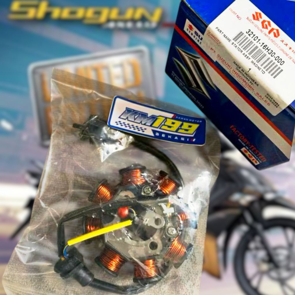 Spul Stator Suzuki Shogun SP 125 FL Axelo Original SGP